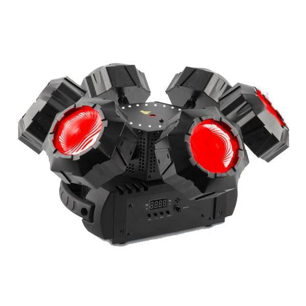 Chauvet Helicopter Q6 LED Multi-Effect Light with Strobe and Laser Effect - Image 2