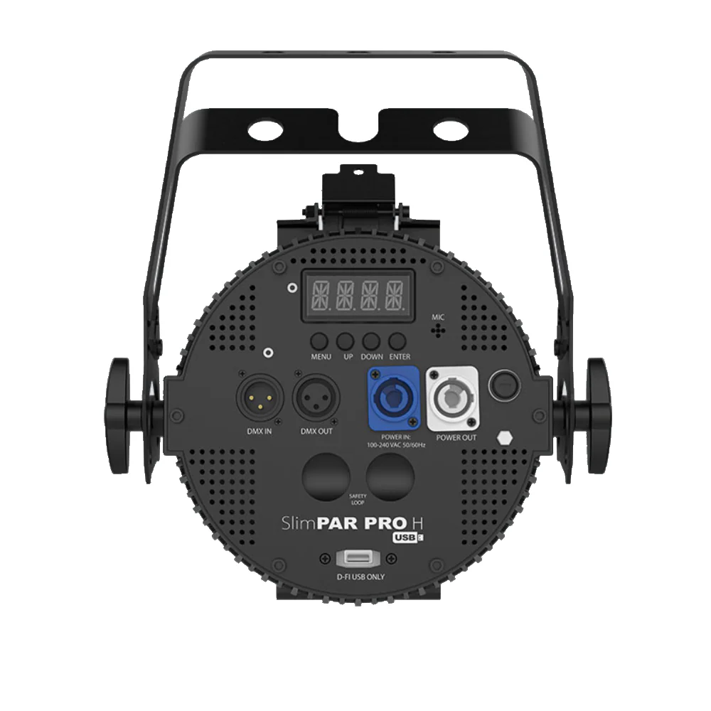 Chauvet SlimPAR Pro H USB Powercon 12 x 10 Watt HEX RGBAW + UV LEDs USB - Image 6
