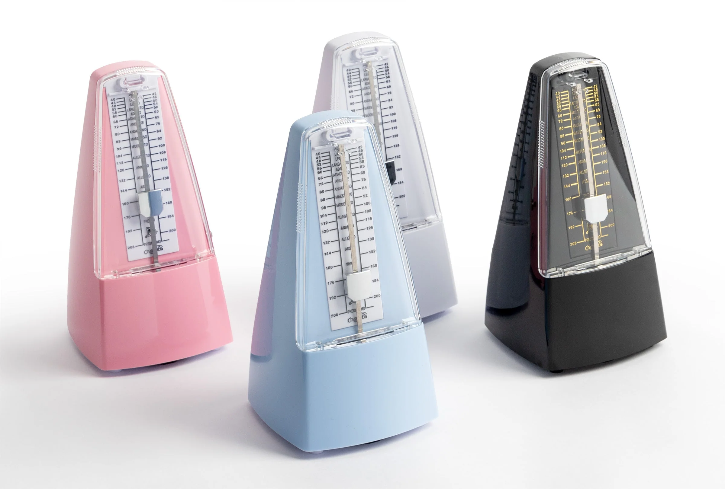 Cherub Pyramid Style Mechanical Metronome with Bell - Image 3