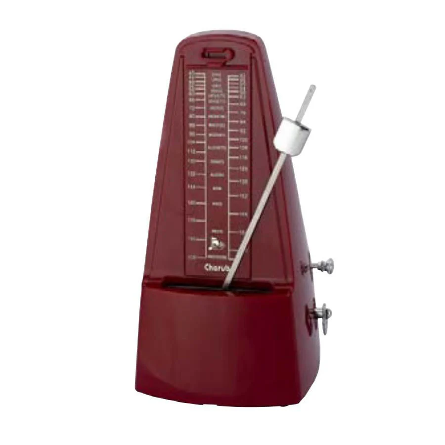 Cherub Pyramid Style Wind Up Metronome - Red - Image 2