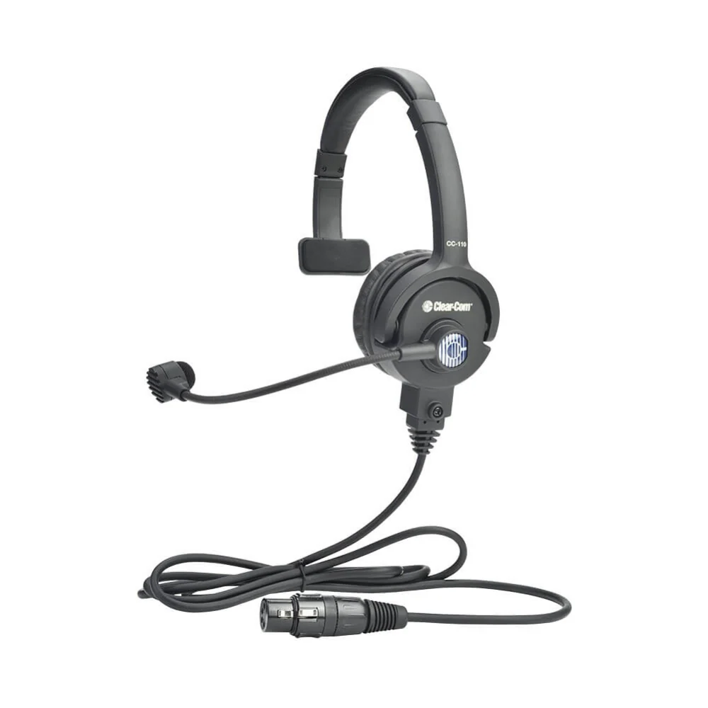 Clear-Com CC110-X4 Single Ear Headset - 4 Pin XLR Female - Image 4