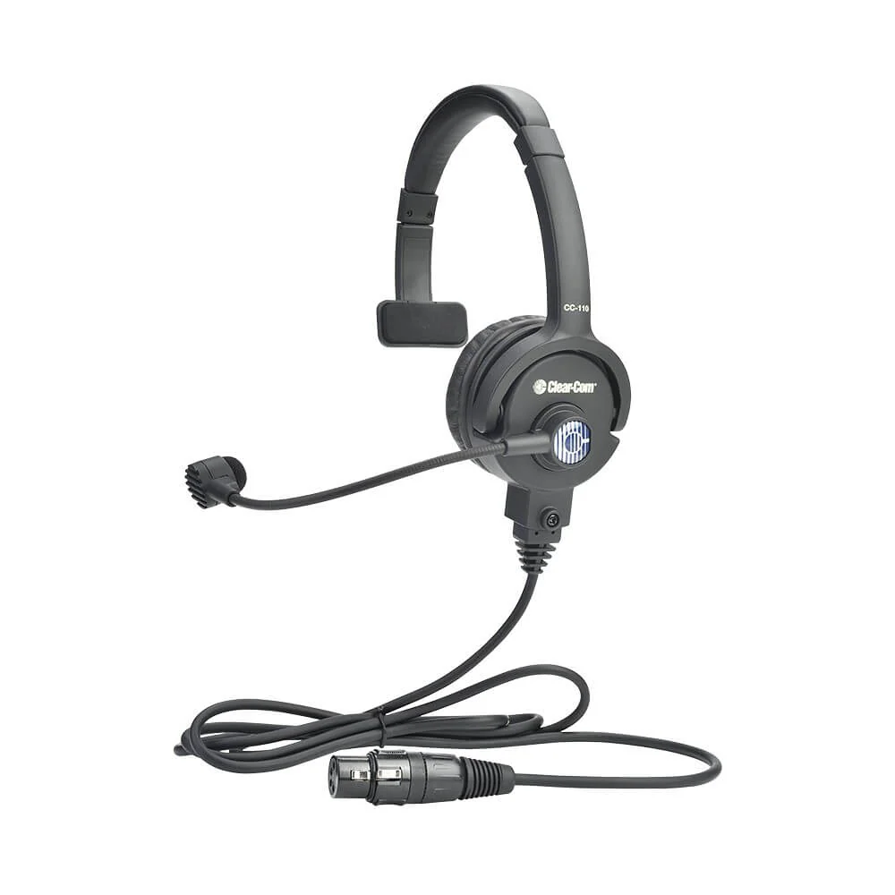 Clear-Com CC110-X4 Single Ear Headset - 4 Pin XLR Female - Image 7