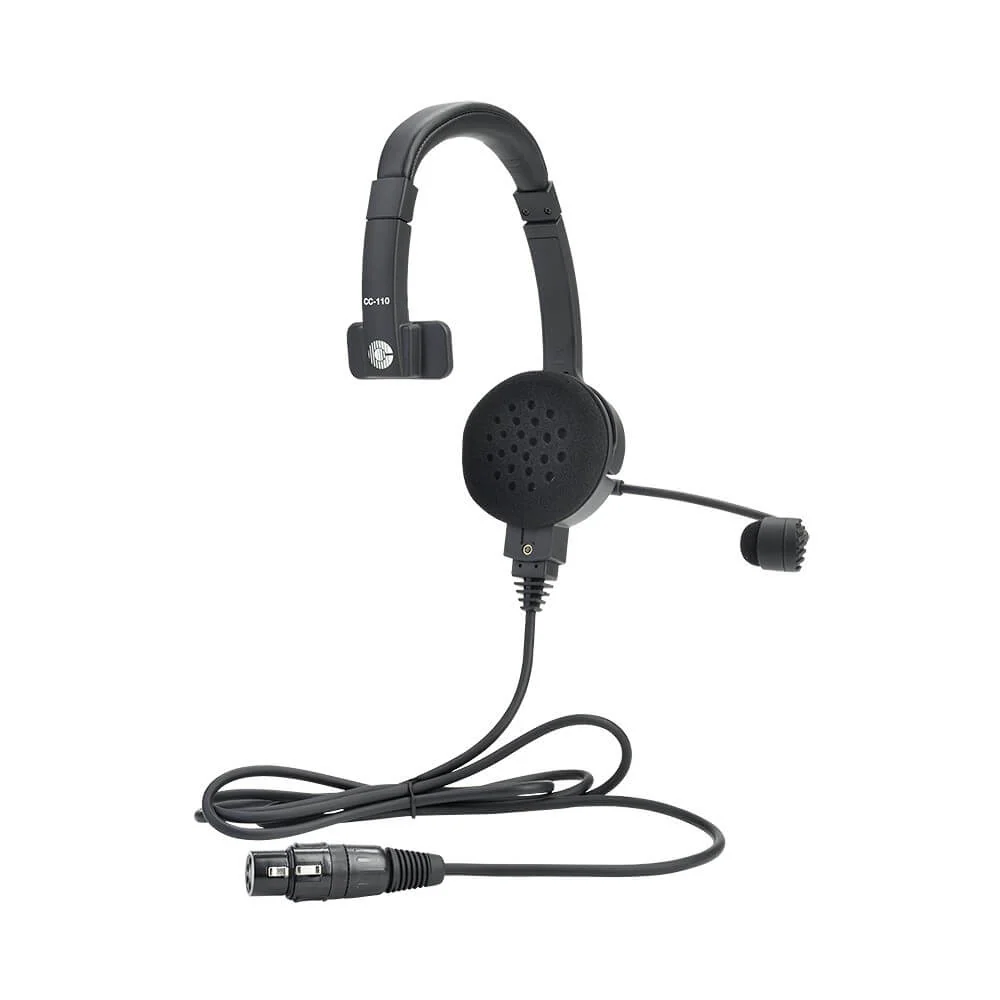 Clear-Com CC110-X4 Single Ear Headset - 4 Pin XLR Female - Image 8