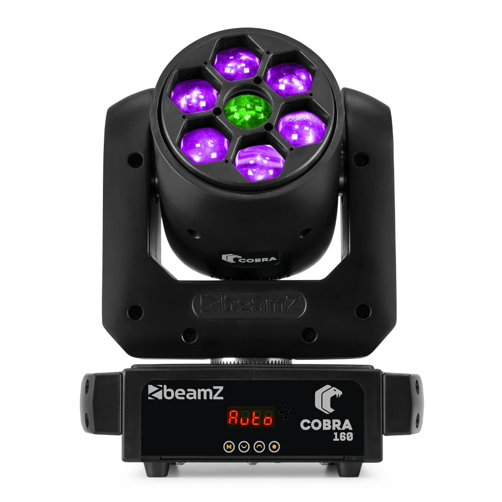 Cobra 160 Spot 100W Moving Head with 6x 10W B-Eye - Image 5