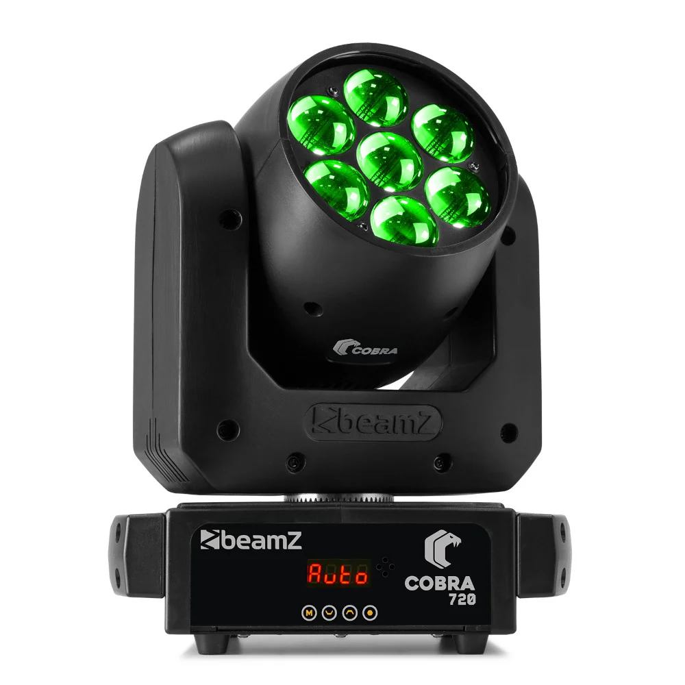 Cobra 720 Wash Moving Head 7x 20W with Zoom - Image 4