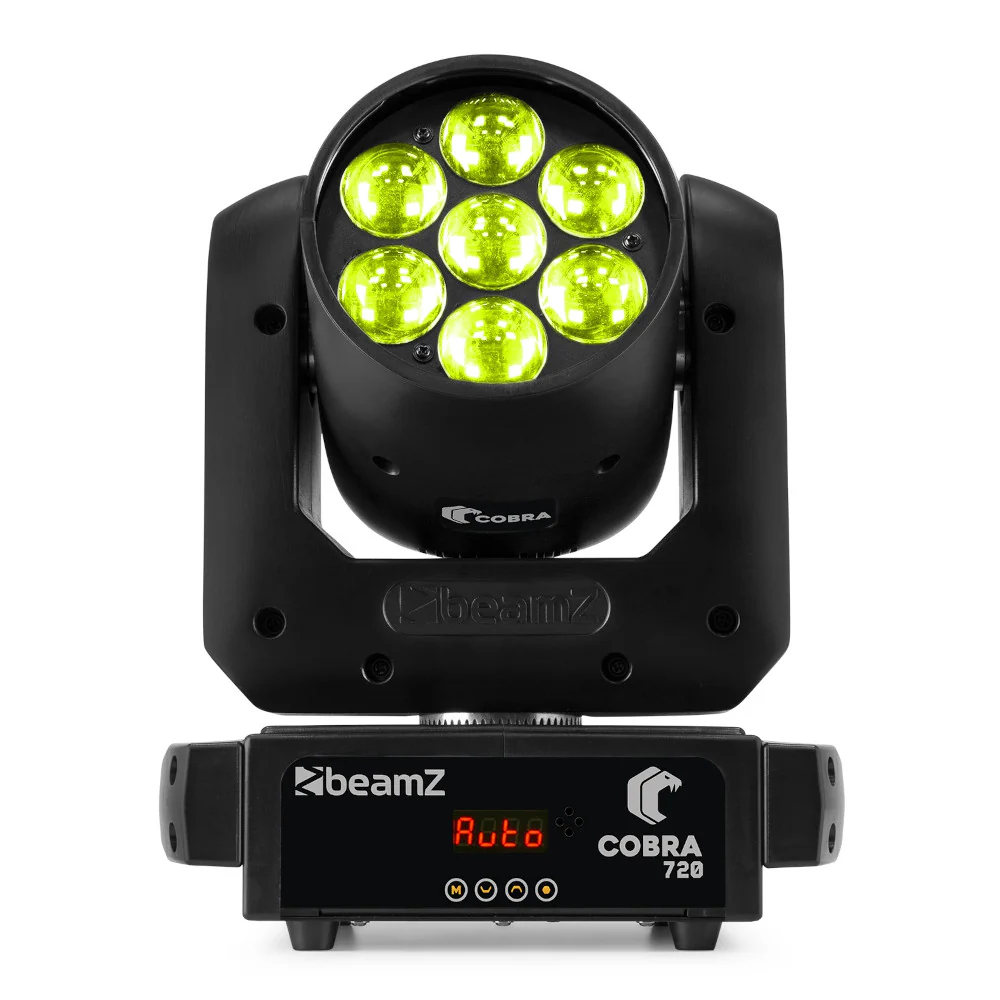 Cobra 720 Wash Moving Head 7x 20W with Zoom - Image 6