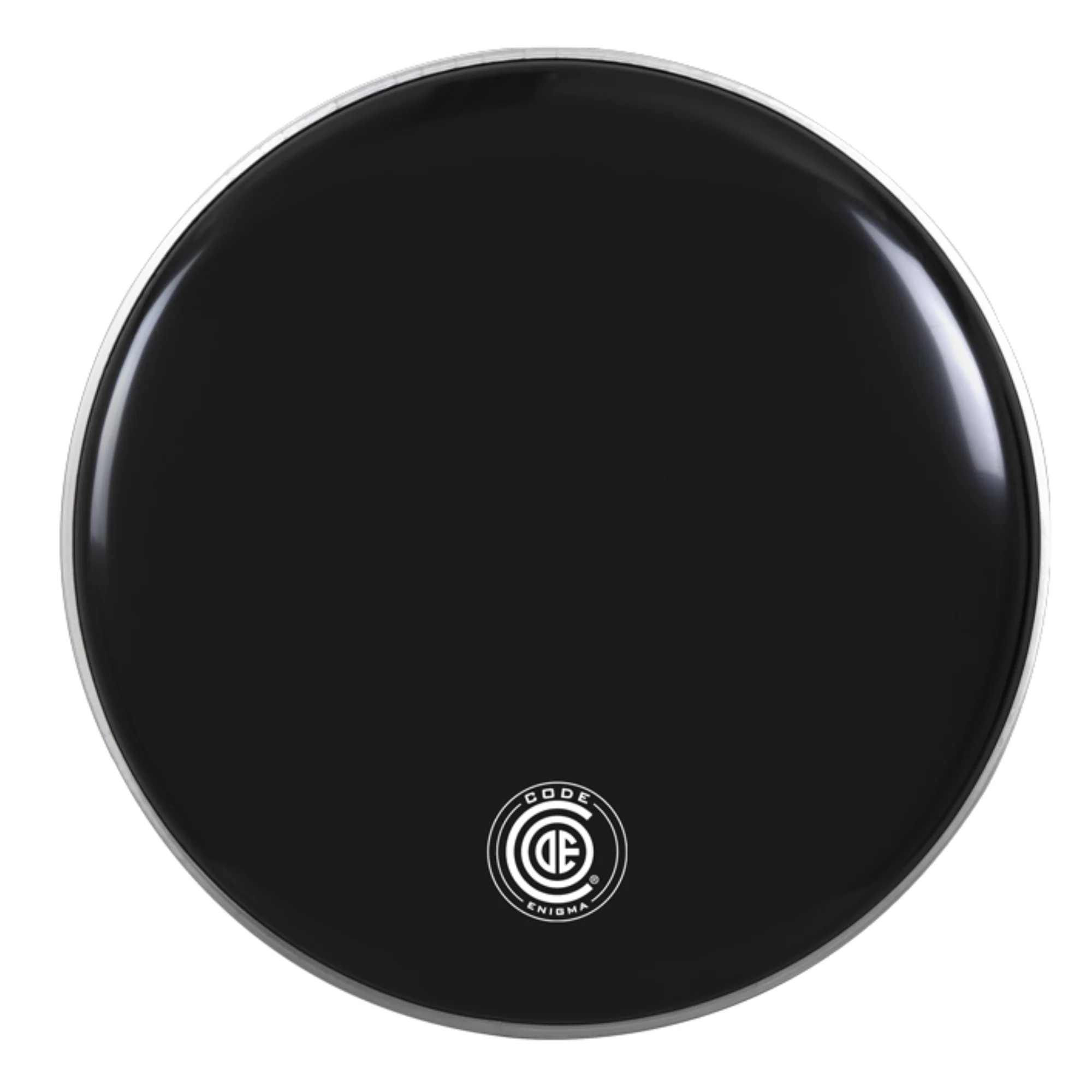 Code 20 Enigma Bass Drum Head - Black