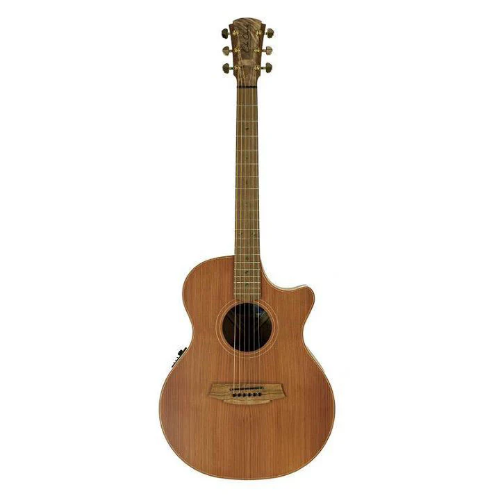 Cole Clark Angel 2 Acoustic Guitar - Redwood Blackwood (CCAN2ECRDBL) - Image 3