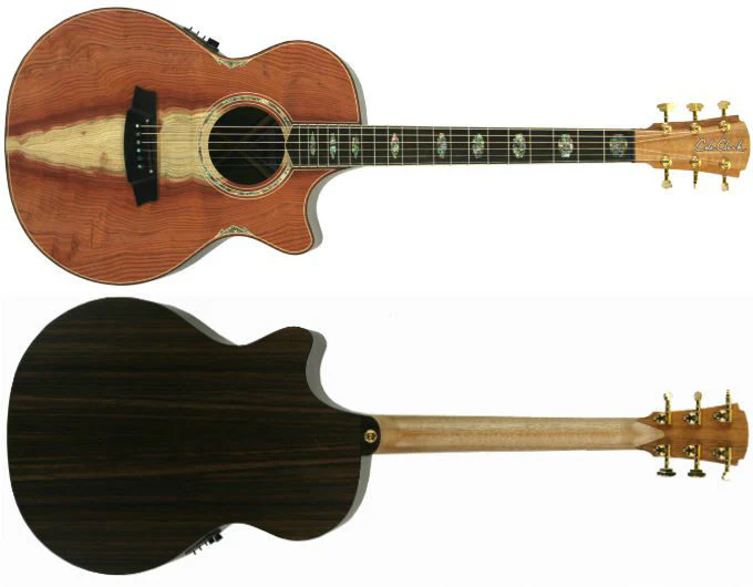 Cole Clark Angel 3 Acoustic Guitar - Redwood Rosewood (CCAN3ECRDRW) - Image 2