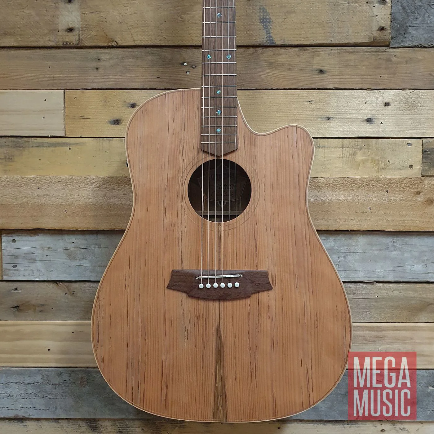 Cole Clark Fat Lady 2 Acoustic Guitar - Redwood Blackwood (CCFL2ECRDBL) - Image 2