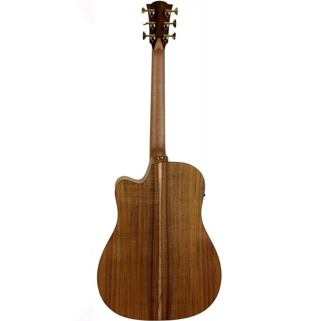 Cole Clark Fat Lady 3 Series Acoustic Guitar with Pickup and Cutaway Redwood / Blackwood - Image 2