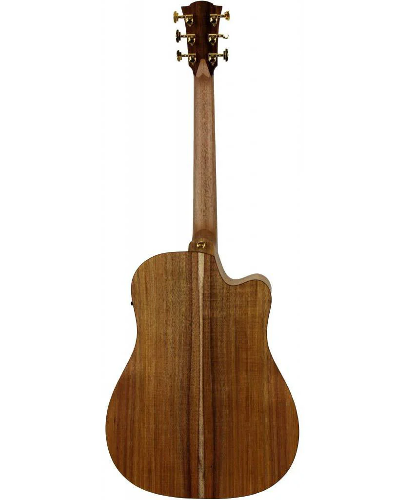 Cole Clark Fat Lady 3 Series Cutaway Left-Handed Acoustic Guitar with Pickup - Redwood Blackwood - Image 2