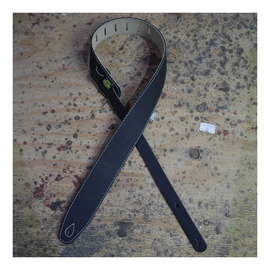 Colonial Leather 2.5 Upholstered Backed Relic Dark Brown Strap - Image 3