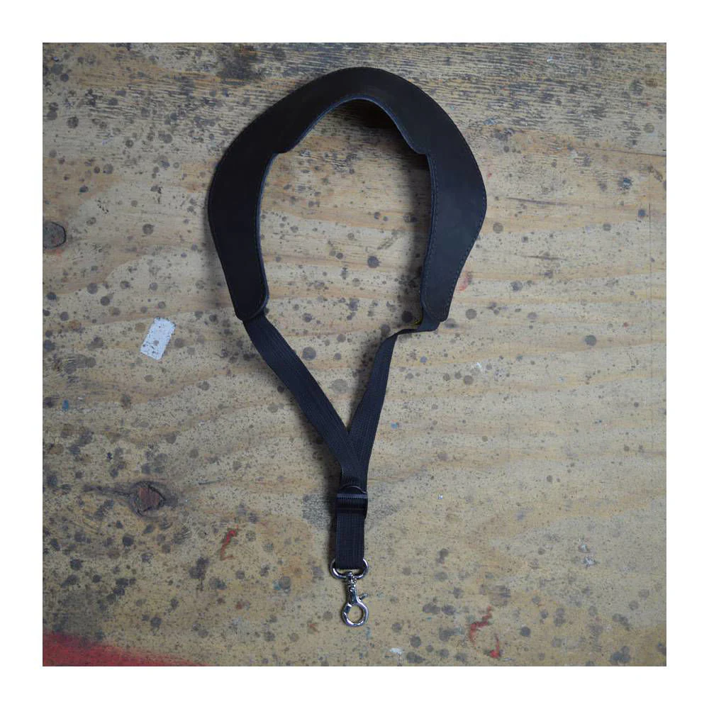 Colonial Leather Baritone Saxophone Strap - Image 4