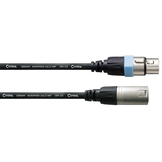 Cordial Essentials REAN XLR Female to XLR Male Cable (0.5m..5ft) - Image 2