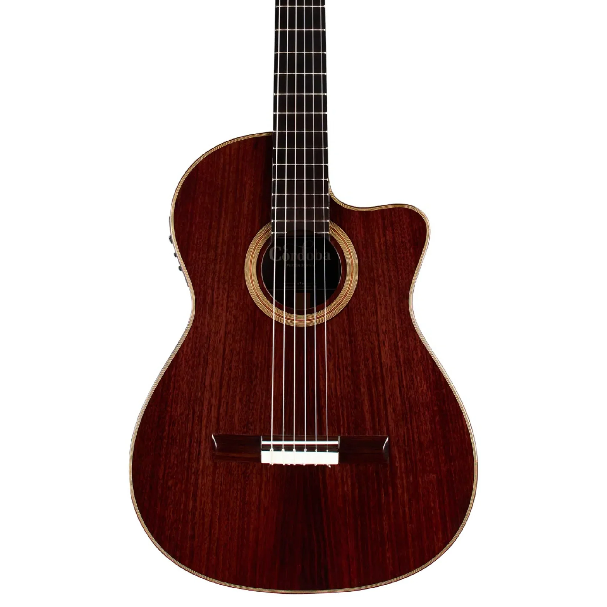 Cordoba Fusion 12 Rose II Classical Guitar w/Bag - Image 3