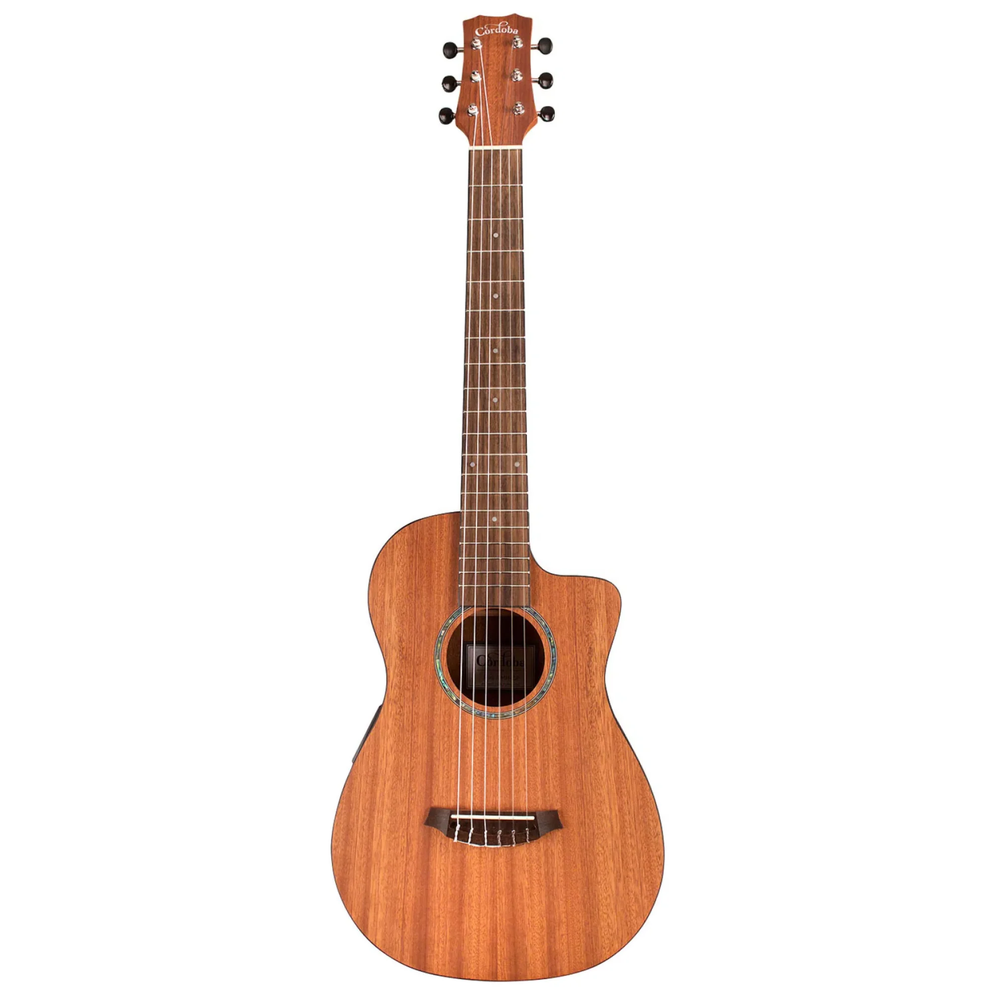 Cordoba Mini II MH-CE Mahogany Classical Guitar - Image 2