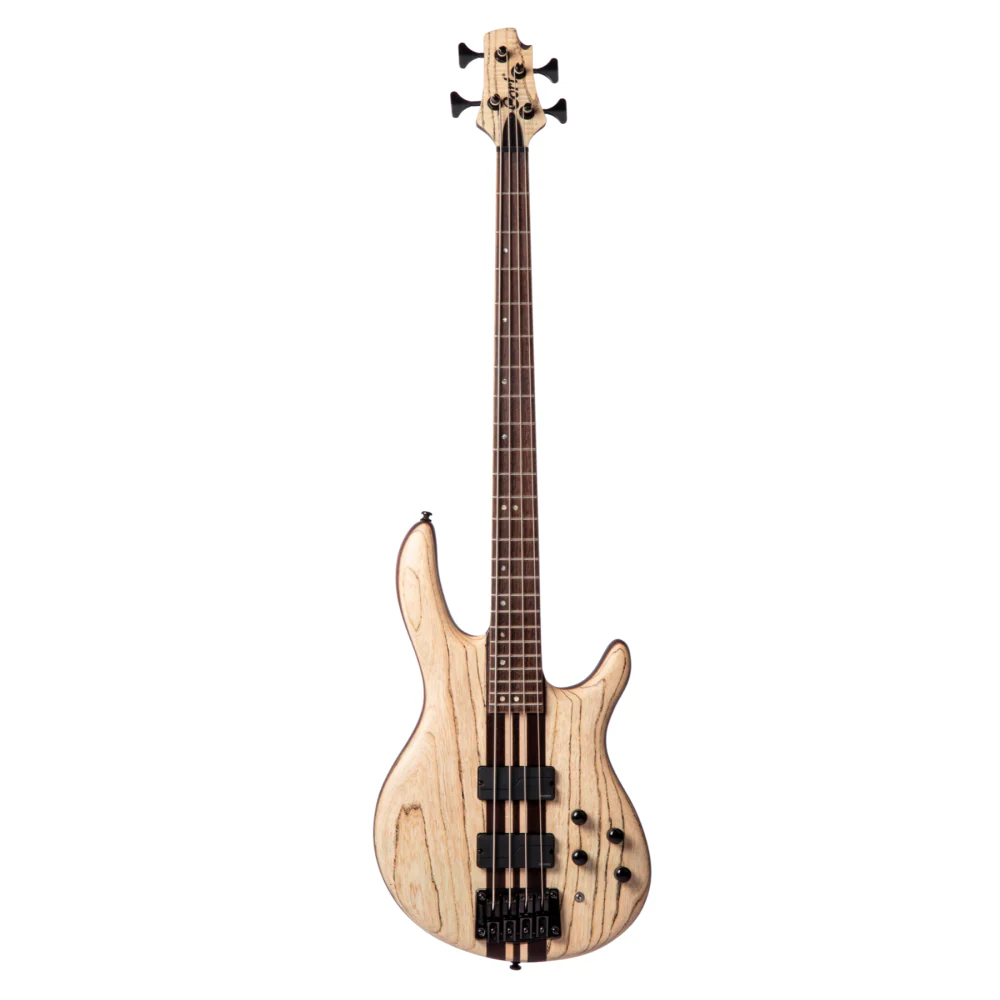 Cort A4 Ultra Ash ENB 4 String Bass Etched Natural Black