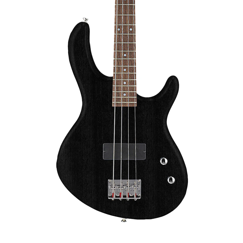 Cort Action Junior OPB Bass 30 Short Scale 4-String Open Pore Black - Image 2