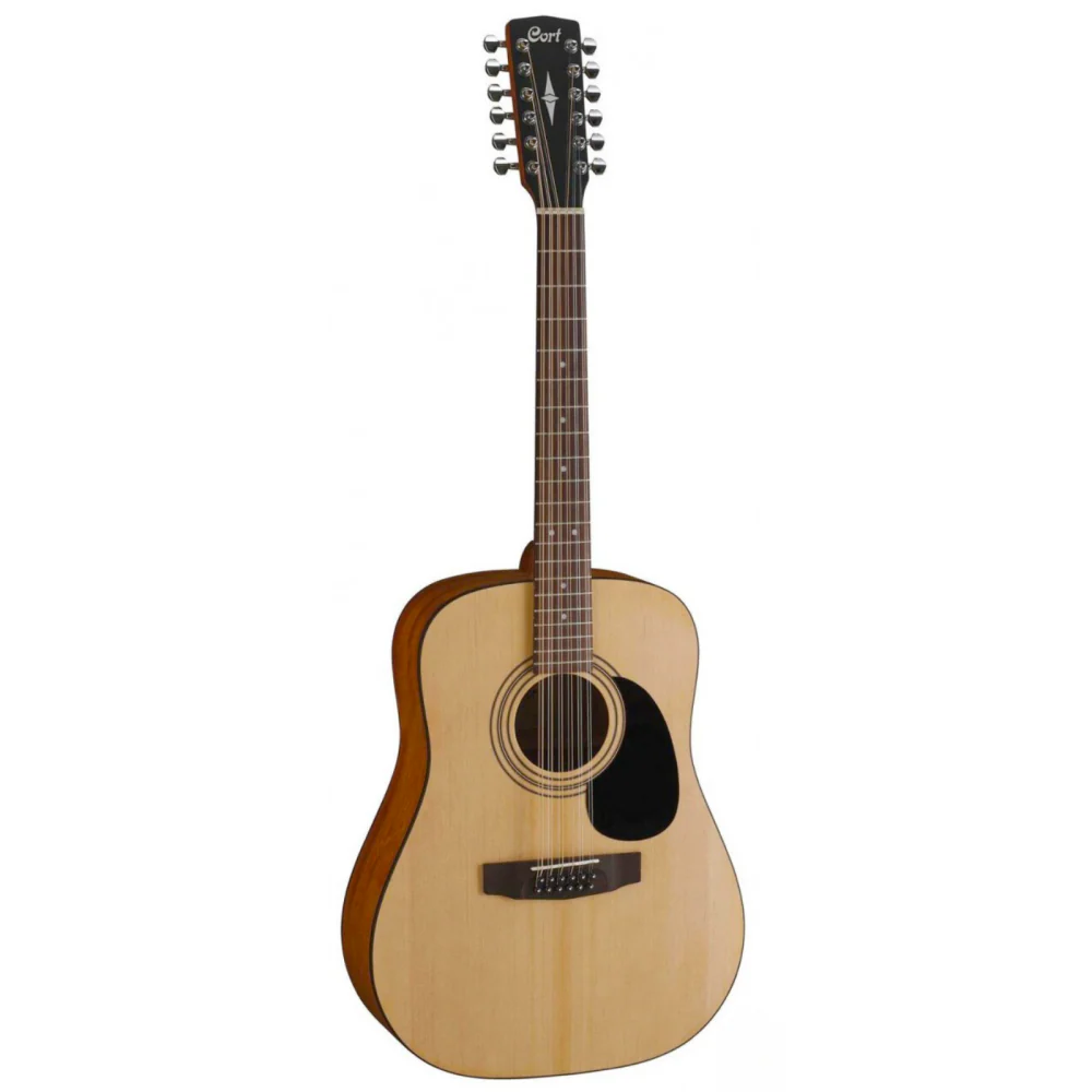 Cort AD810-12OP 12-String Dreadnought Acoustic Guitar - Open Pore
