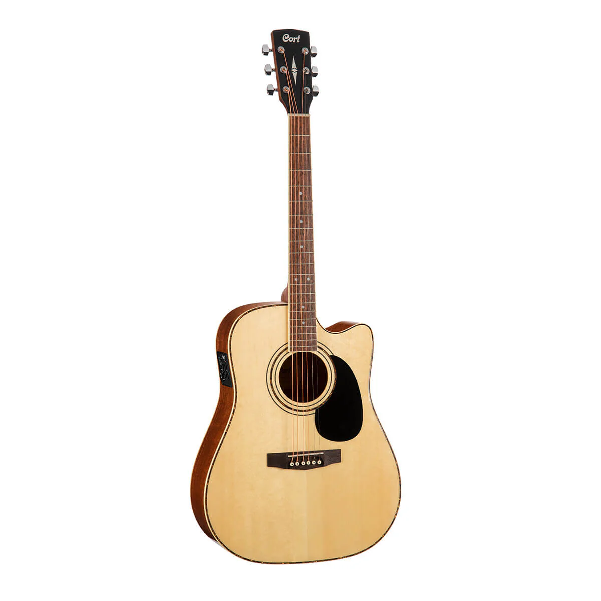 Cort AD880CE NS Dreadnought Cutaway Acoustic Guitar in Satin Natural