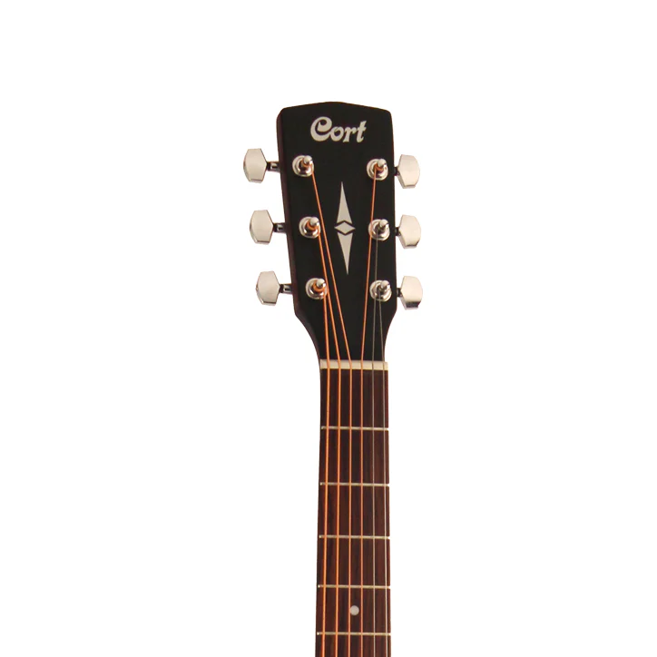 Cort AF515CE OP Cutaway Acoustic Guitar in Open Pore Natural with Pickup - Image 4