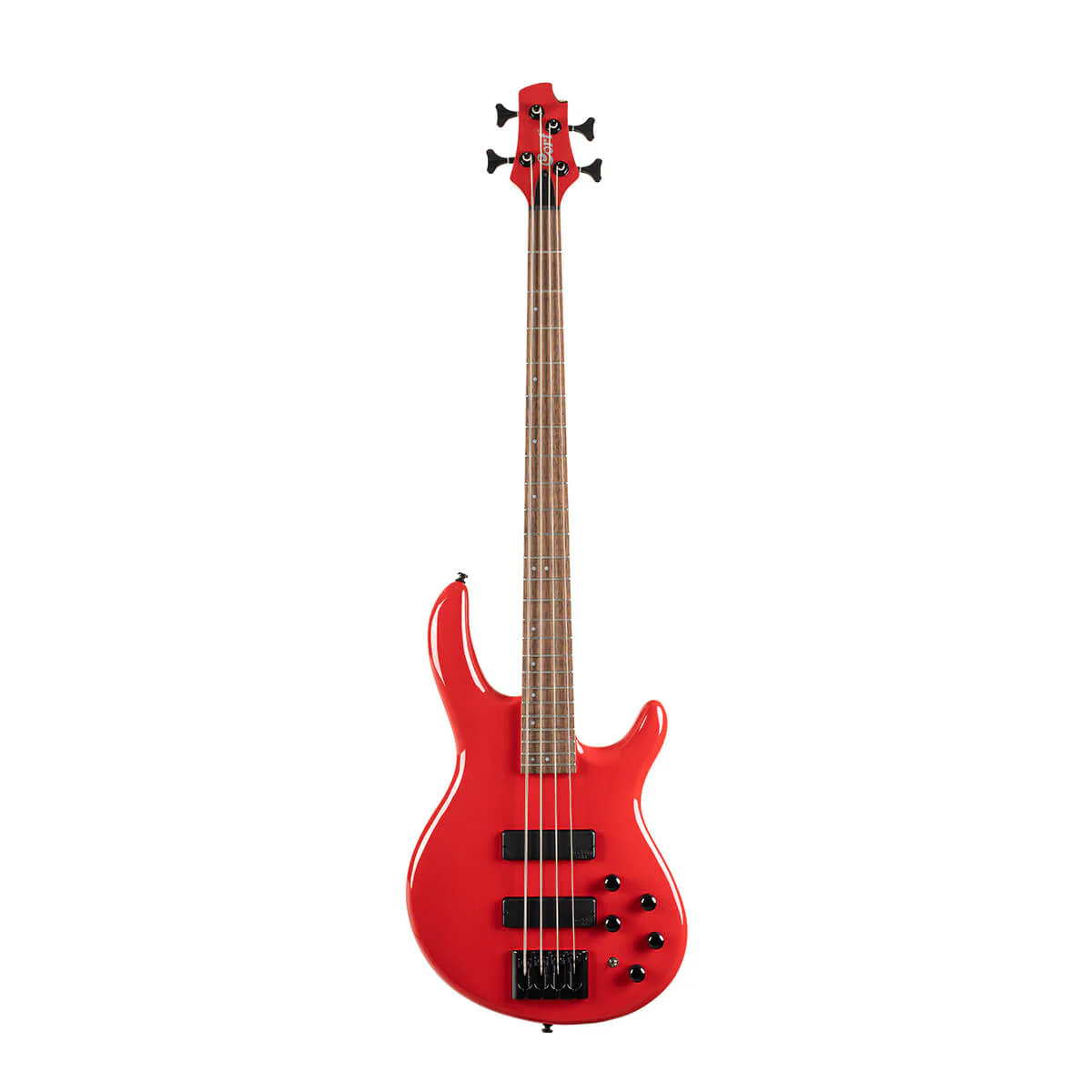 Cort C4 Deluxe Bass Guitar - Candy Red