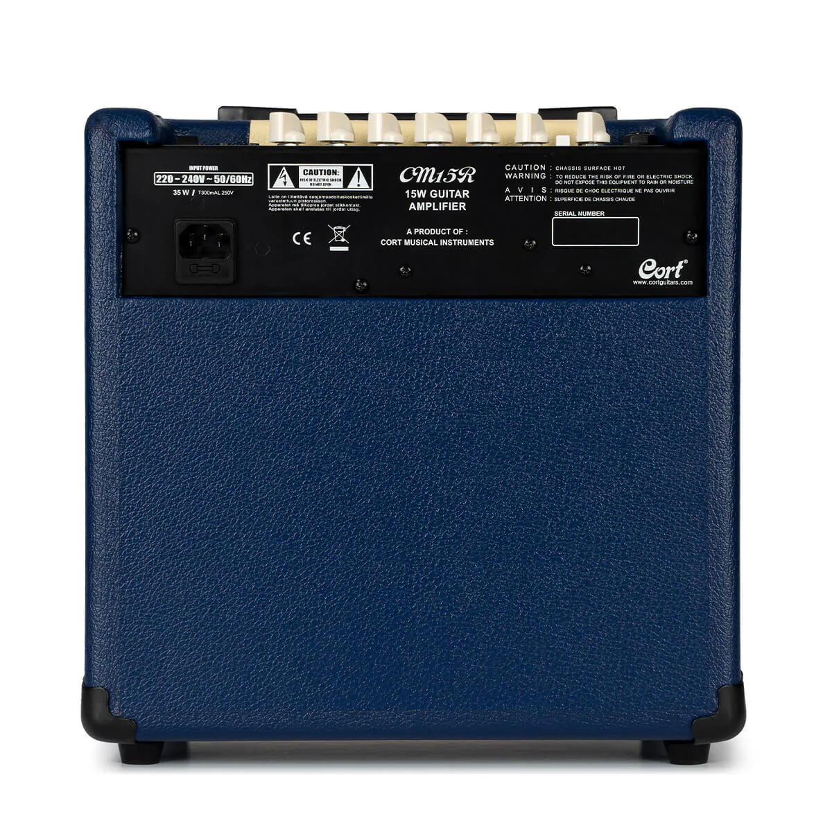 Cort CM15R PG 15W Guitar Combo Amplifier - Dark Blue - Image 7