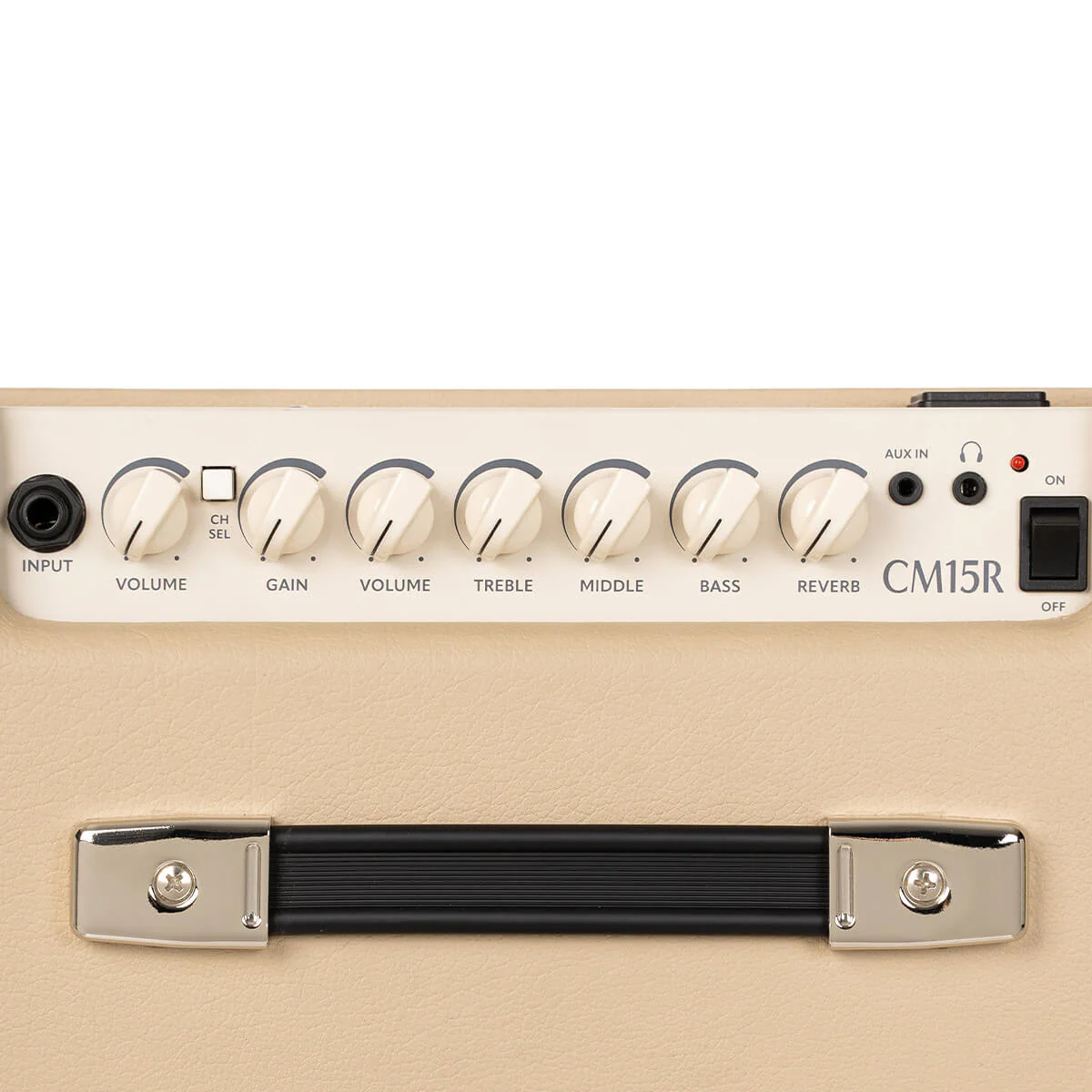Cort CM15R PG 15W Guitar Combo Amplifier - White Sand - Image 7