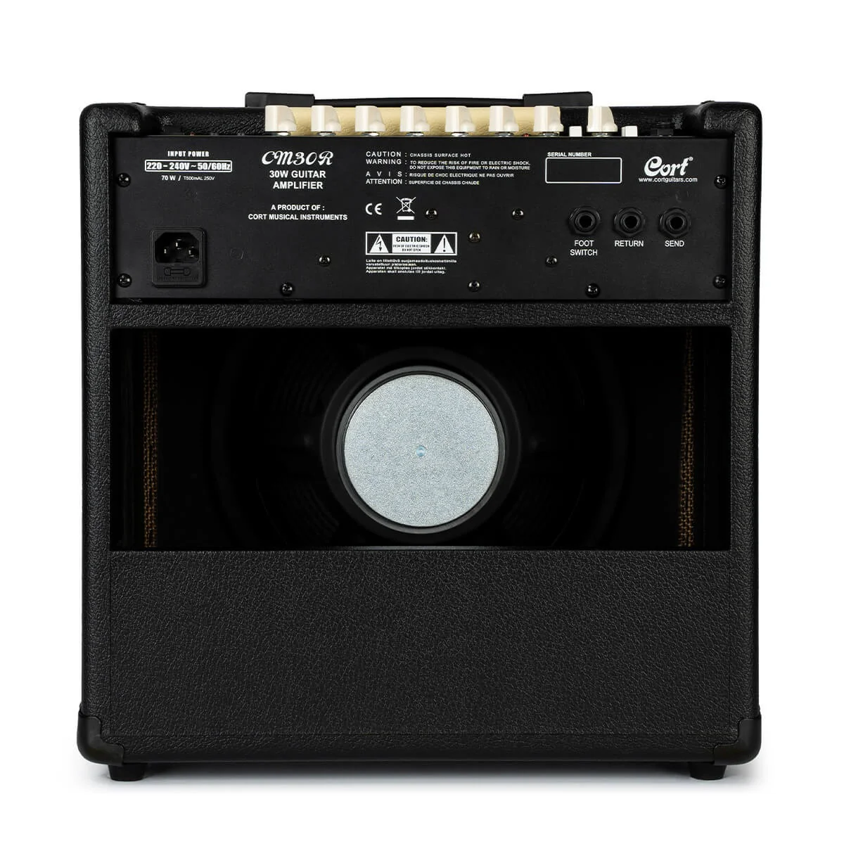 Cort CM30R Black Guitar Combo Amplifier with Bluetooth - Image 3