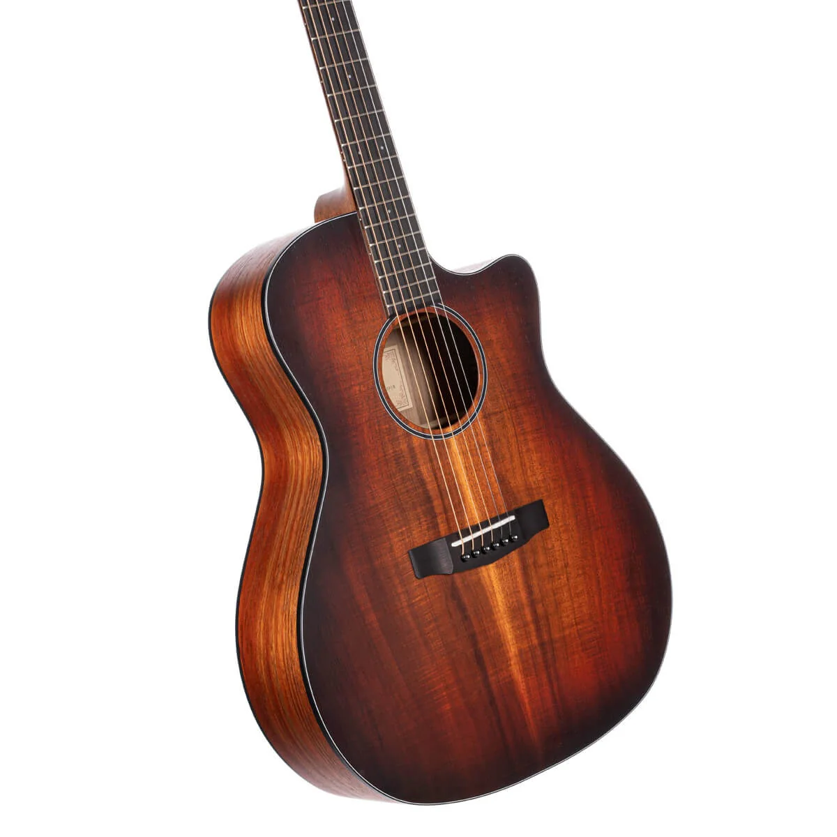 Cort Core-GA Blackwood Grand Auditorium Cutaway Acoustic Guitar w/Case - Open Pore Light Burst - Image 3