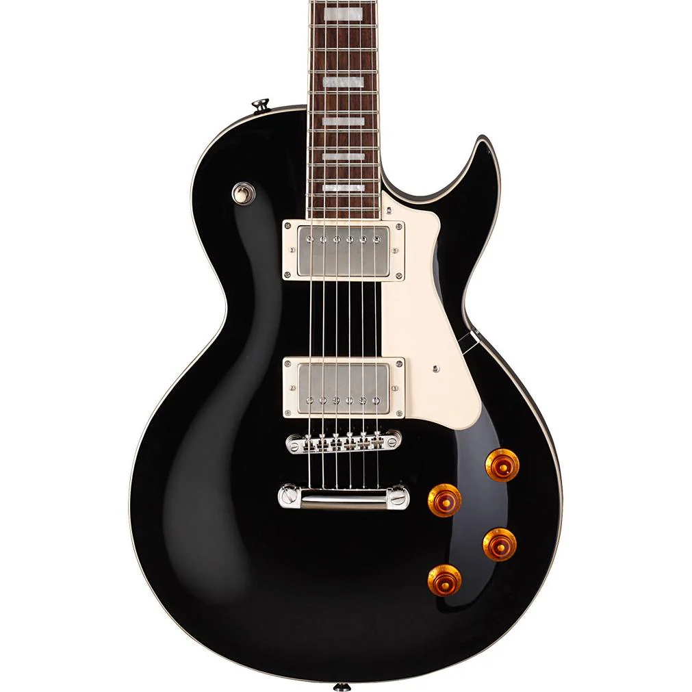 Cort CR200 BK Electric Guitar - Black - Image 3