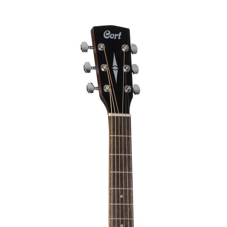 Cort Earth 60M OP OP Dreadnought Acoustic Guitar in Open Pore Mahogany - Image 4