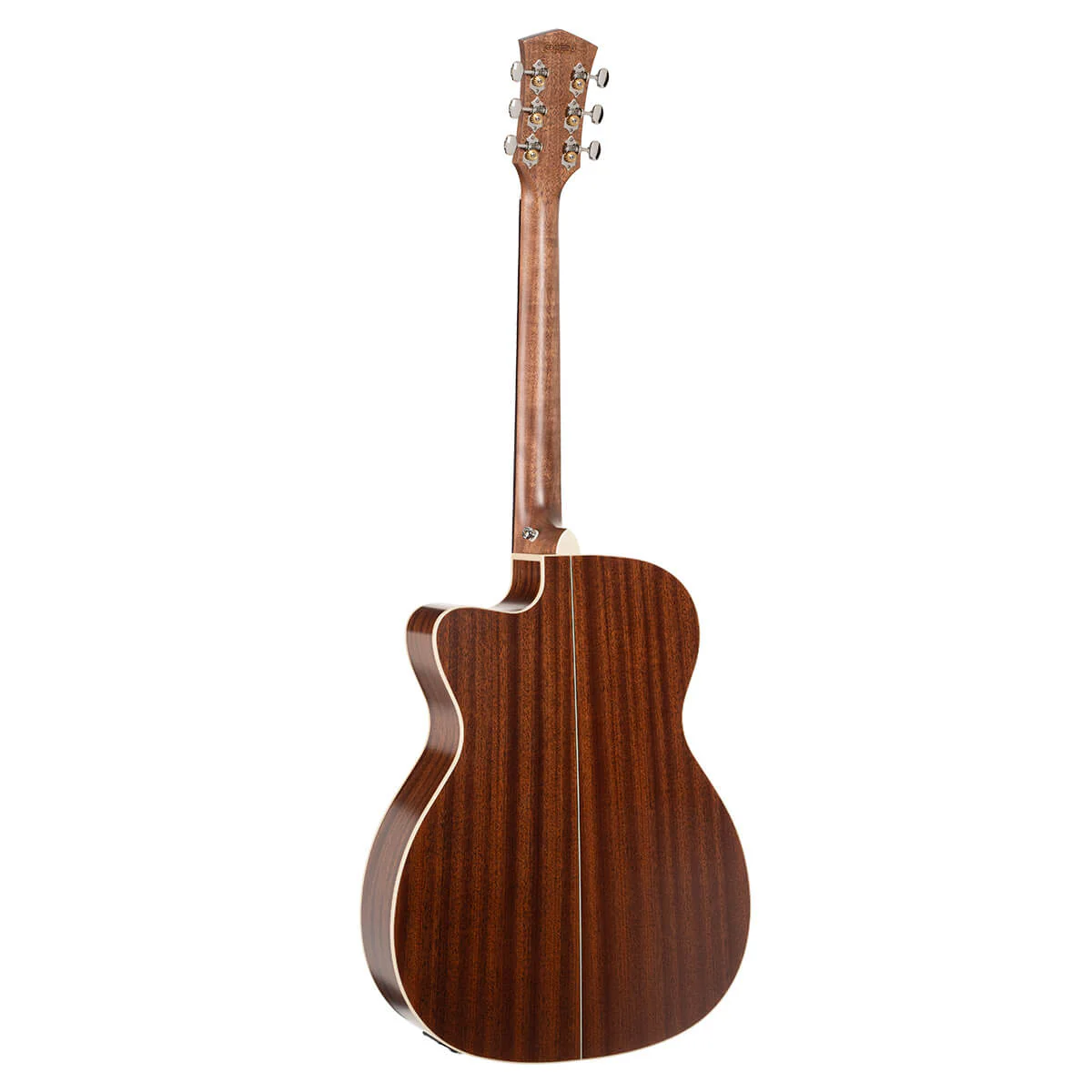 Cort Essence OC4 OM Acoustic Guitar - Black Top Semi Gloss - Image 2
