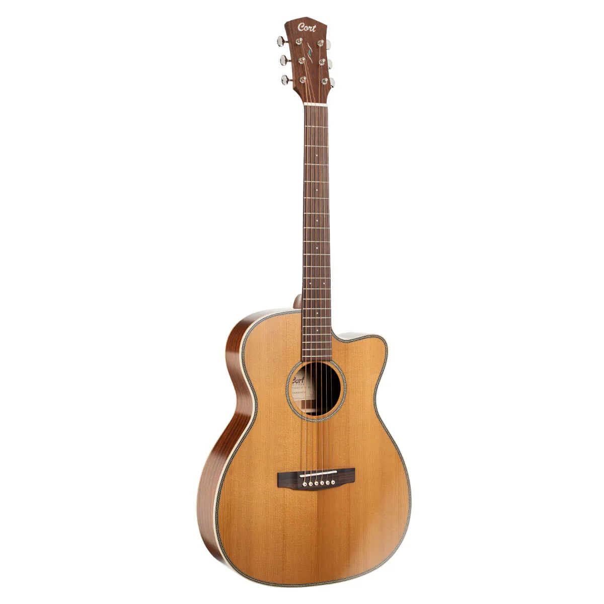 Cort Essence OC4 OM Acoustic Guitar - Natural Semi Gloss (B-Stock) - Image 4