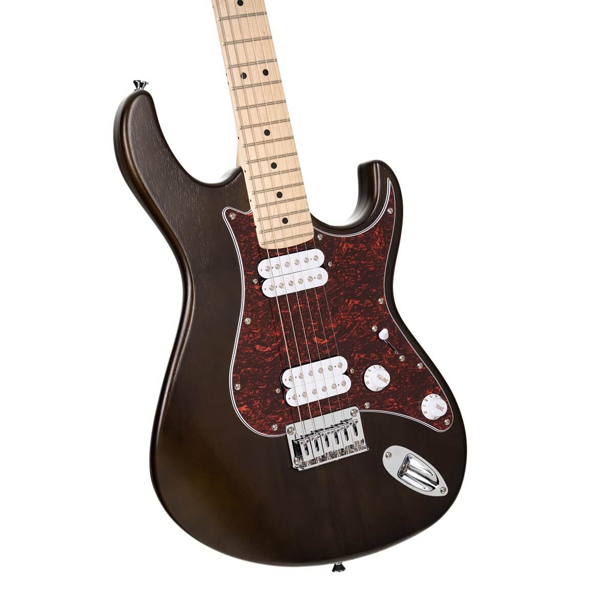 Cort G100 HH OPW Electric Guitar - Open Pore Walnut - Image 3