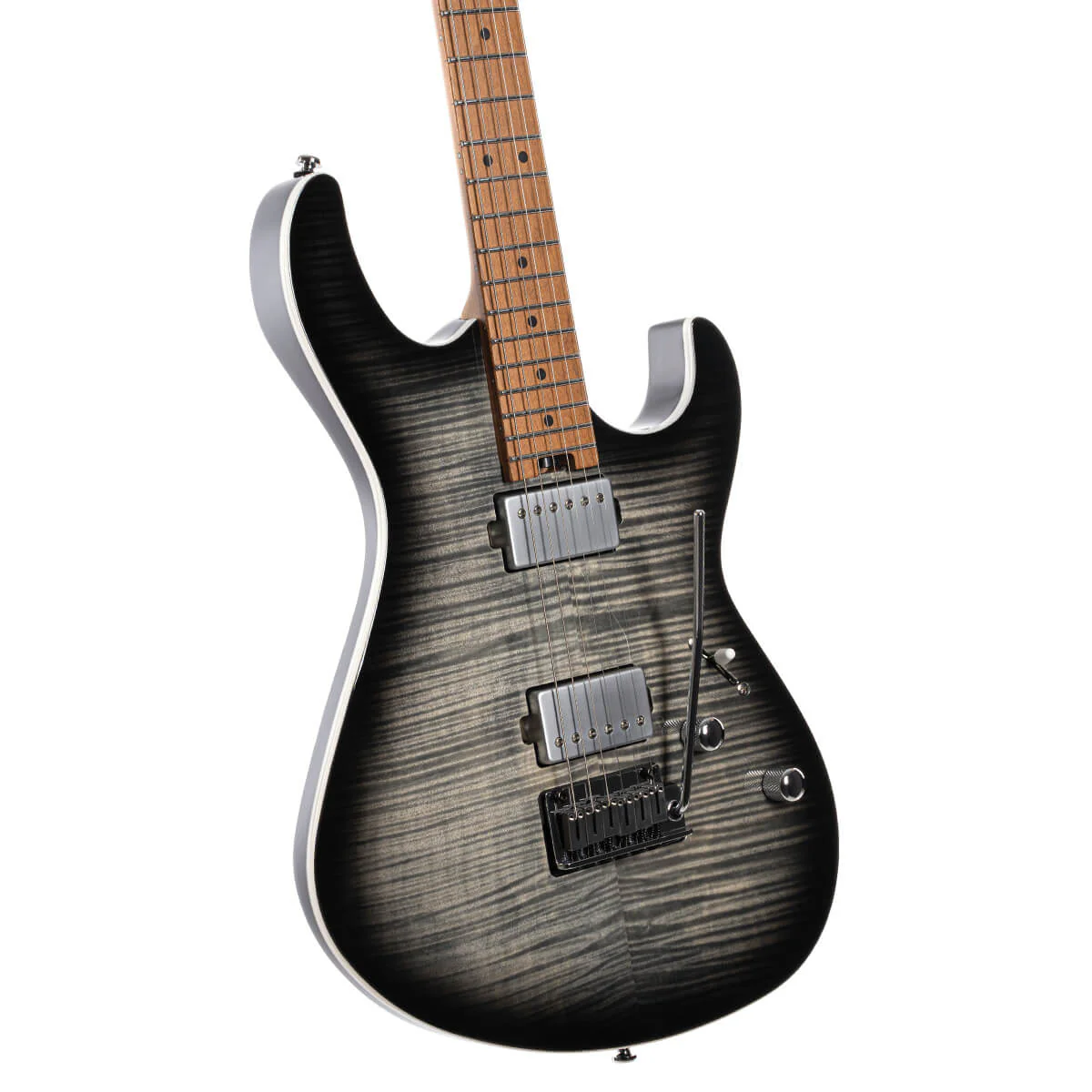 Cort G290 Fat II Electric Guitar - Transparent Black Burst - Image 3