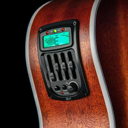 Cort GA-MEDX M OP Grand Auditorium Acoustic Guitar in Open Pore All Mahogany - Image 5