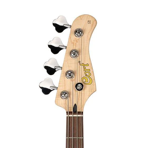 Cort GB24JJ GB Series Electric Bass Guitar in 2-Tone Burst Finish - Image 3