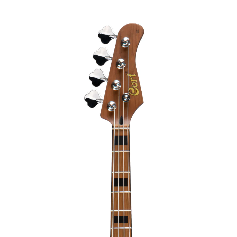 Cort GB64JJ BK 4-String Bass Guitar in Black - Image 3