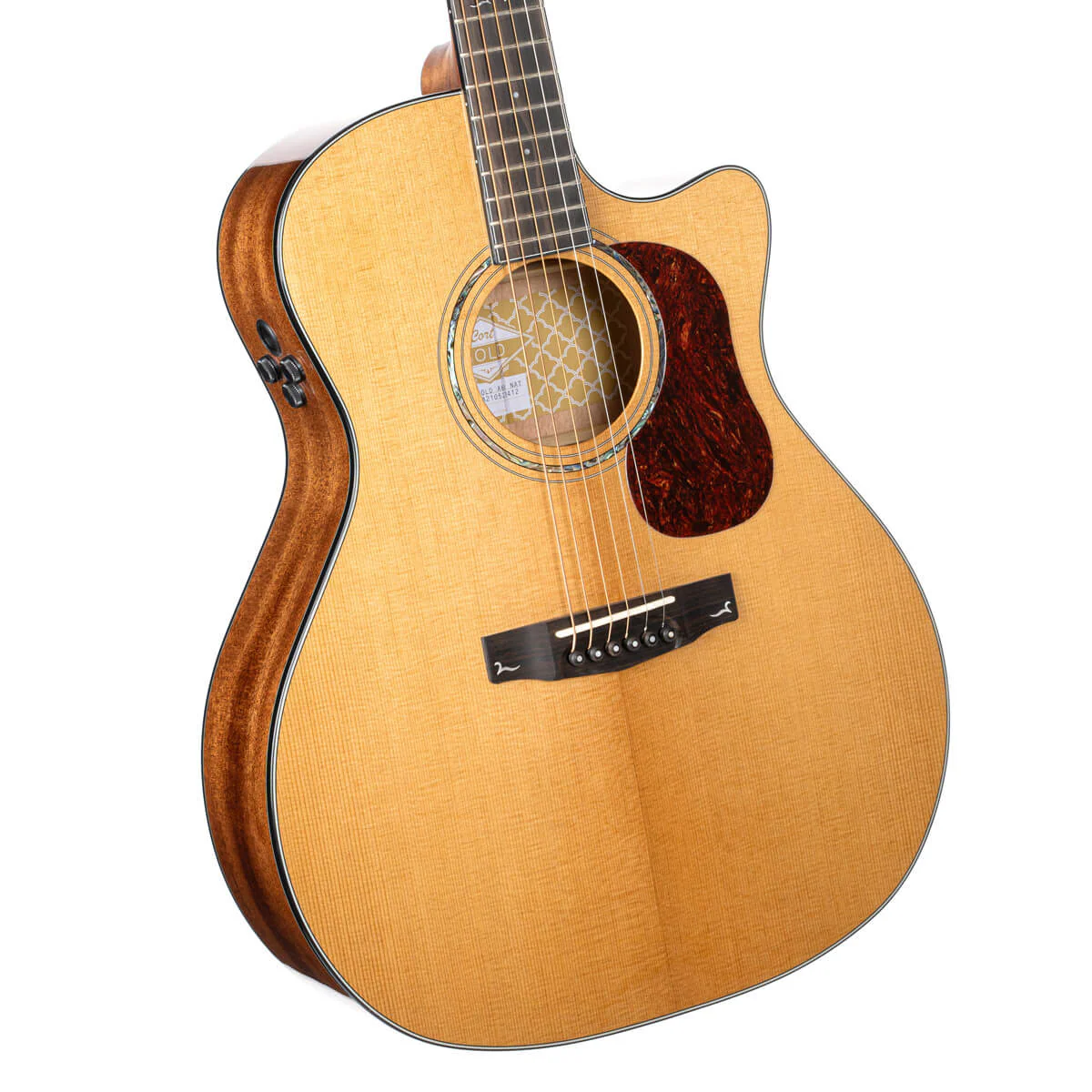 Cort Gold A6 GA Acoustic Guitar w/Soft Case - Gloss Natural - Image 2