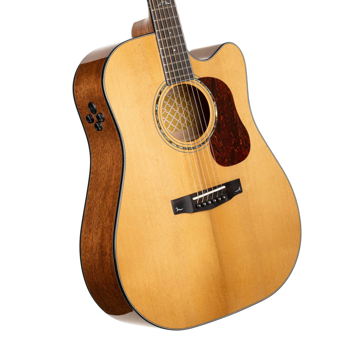 Cort Gold DC-6 Dreadnought Acoustic Guitar w/Soft Case - Gloss Natural - Image 2