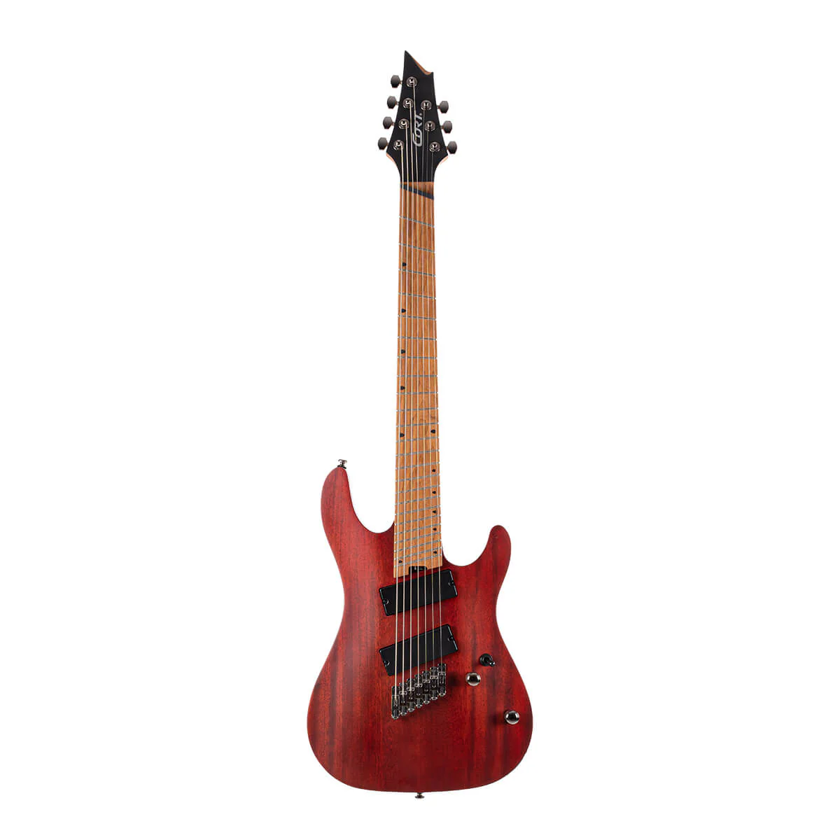 Cort KX307 Pro 7-String Electric Guitar - Open Pore Mahogany