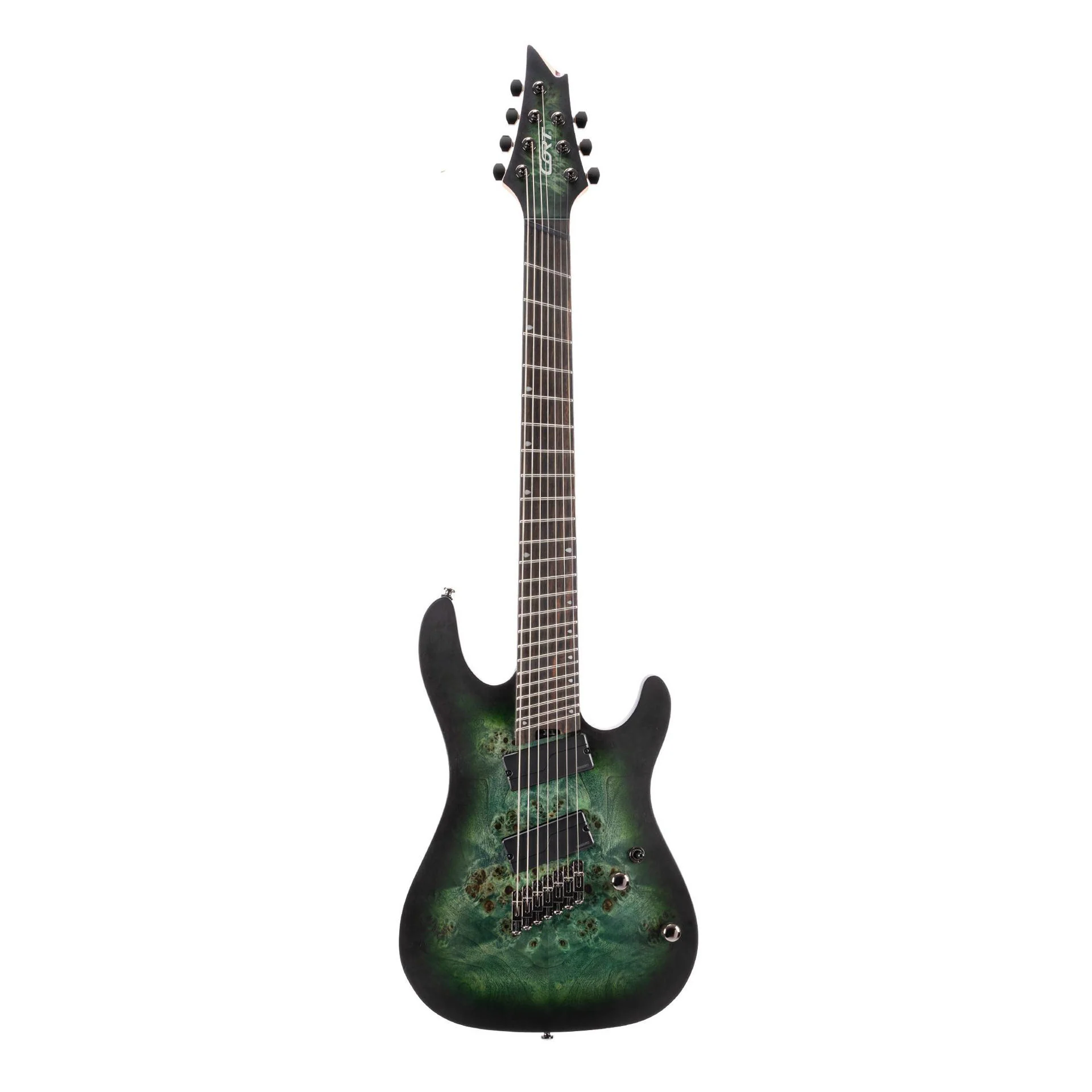 Cort KX507MS 7 String Electric Guitar - Stardust Green - Image 2