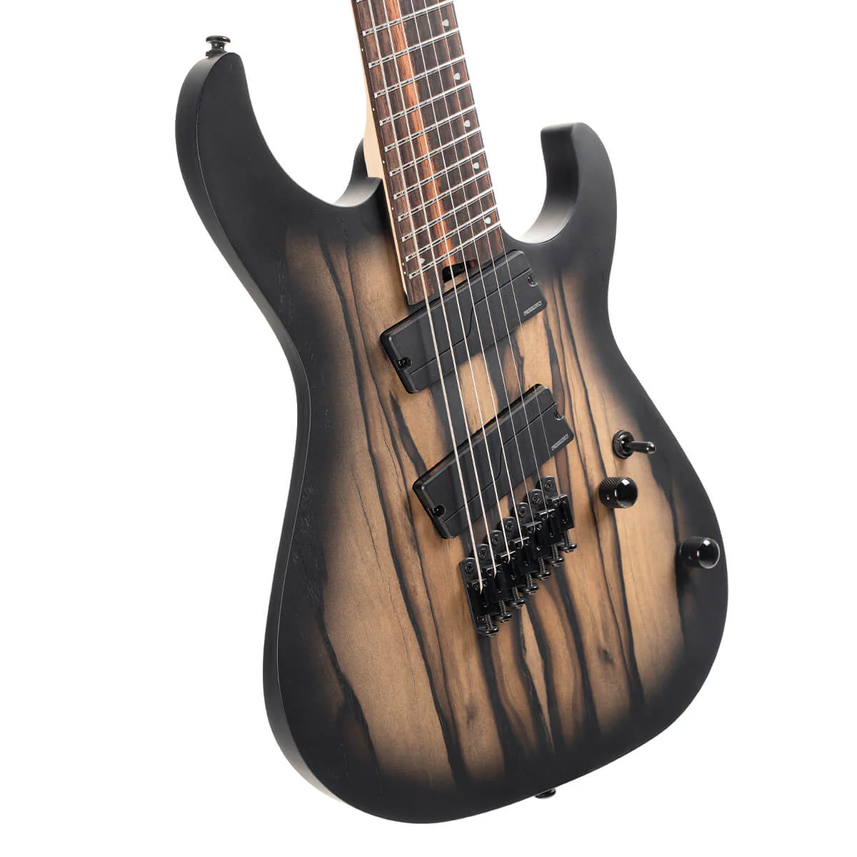 Cort KX507MS w/Pale Moon 7 String Electric Guitar - Natural Black Burst