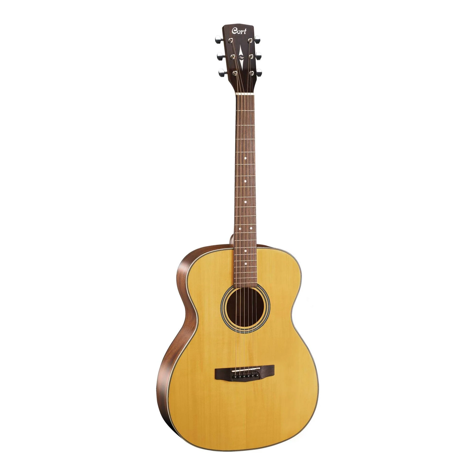 Cort L100-O Om Acoustic Guitar in Natural Satin (L100O) - Image 6