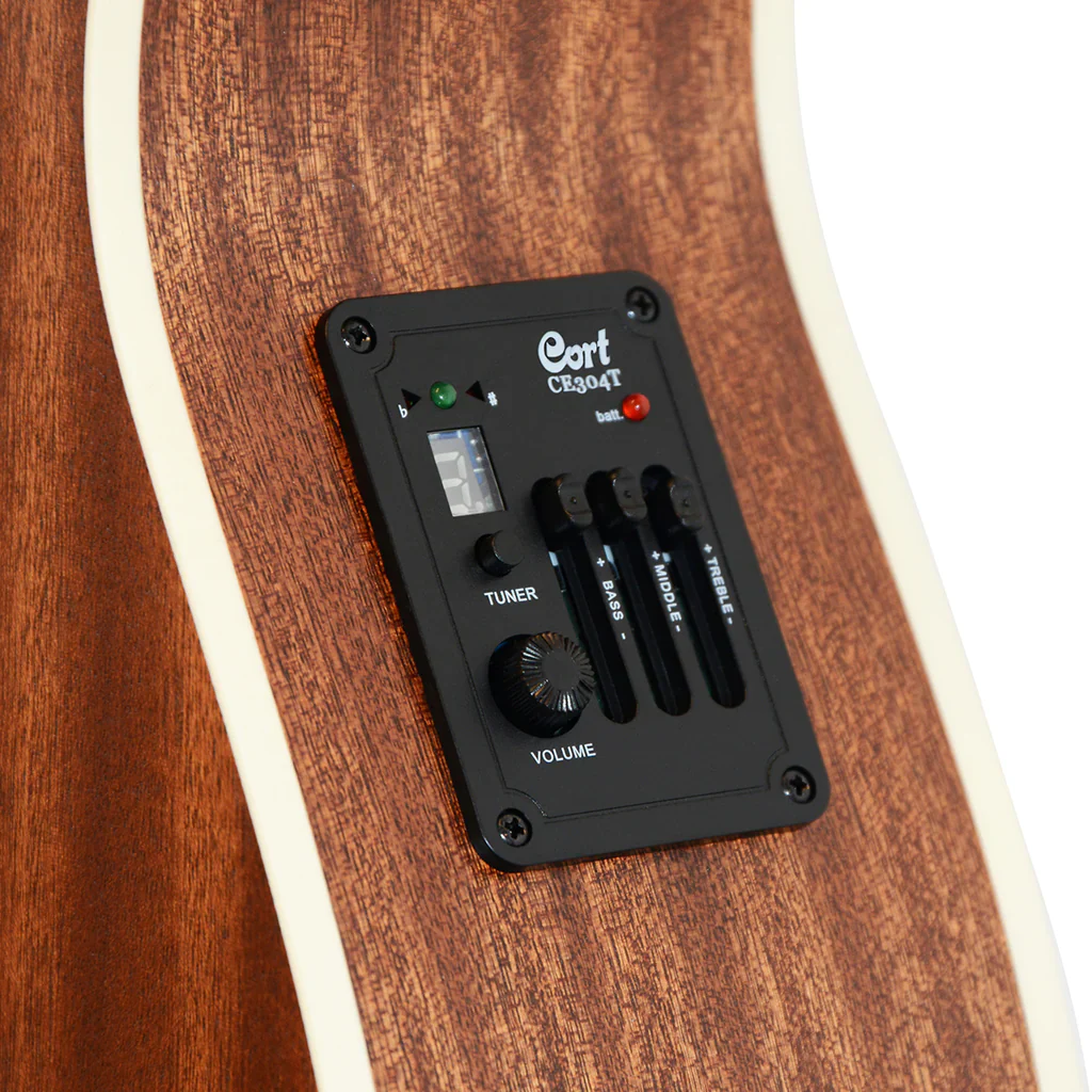 Cort L500E OM Acoustic Electric Guitar - Image 4