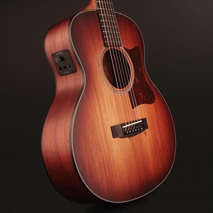 Cort Little CJ Blackwood Jumbo Acoustic Guitar with Gig Bag - Lightburst - Image 3