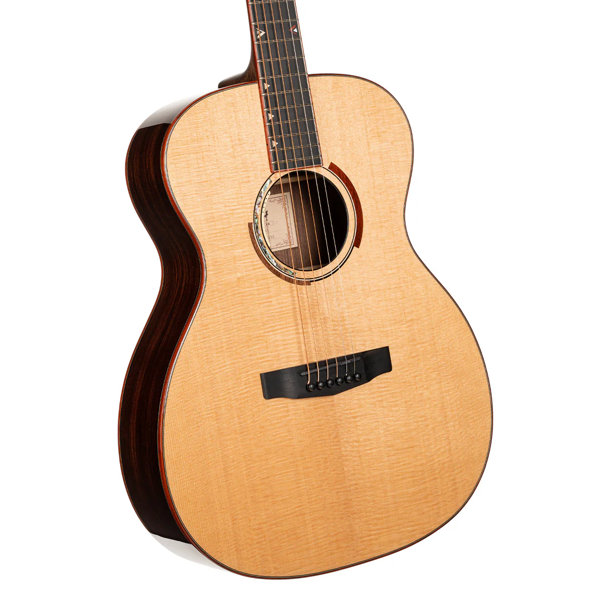 Cort Masterpiece Abstract Delta Acoustic Guitar w/Case - Natural - Image 2