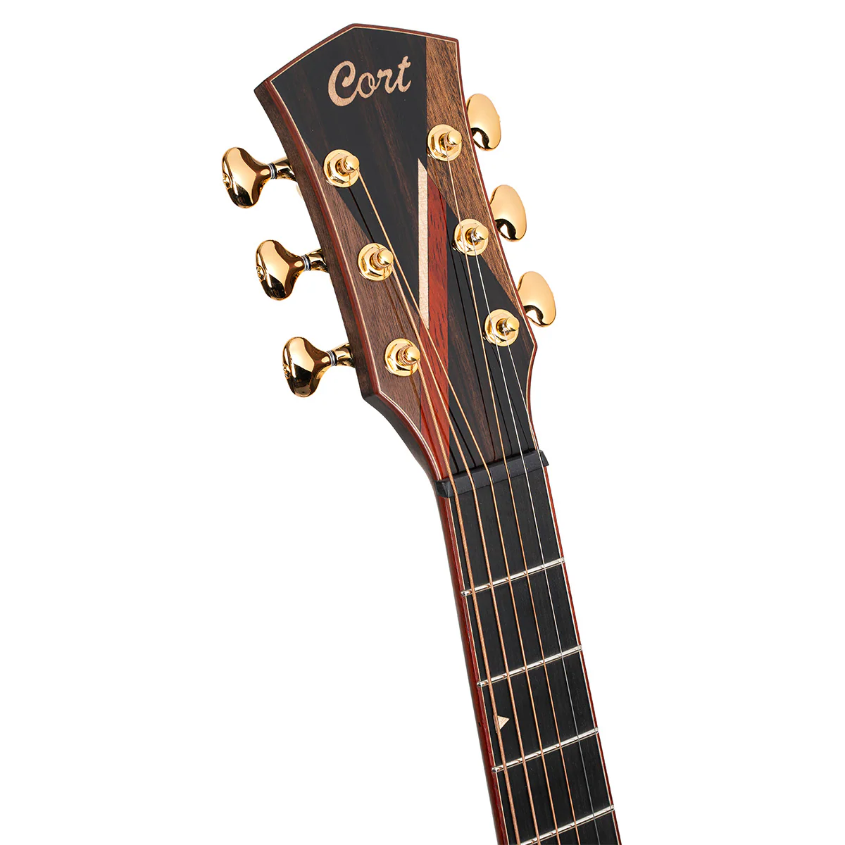 Cort Masterpiece Abstract Delta Acoustic Guitar w/Case - Natural - Image 8